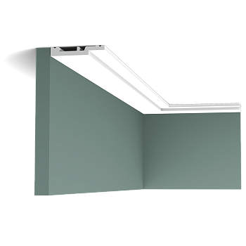 Карниз Orac Decor ДЮРОПОЛИМЕР SX187 HIGH LINE д 2000 x в 75 x ш 12 см